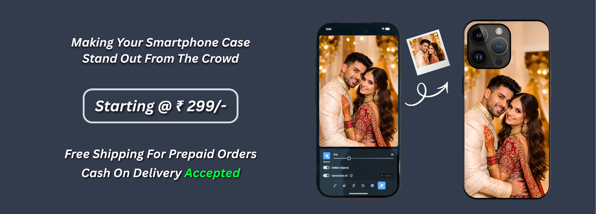 FabCoverz custom phone cases — Murugan, TVK Vijay, metal glossy and photo print mobile covers, buy online India with free shipping